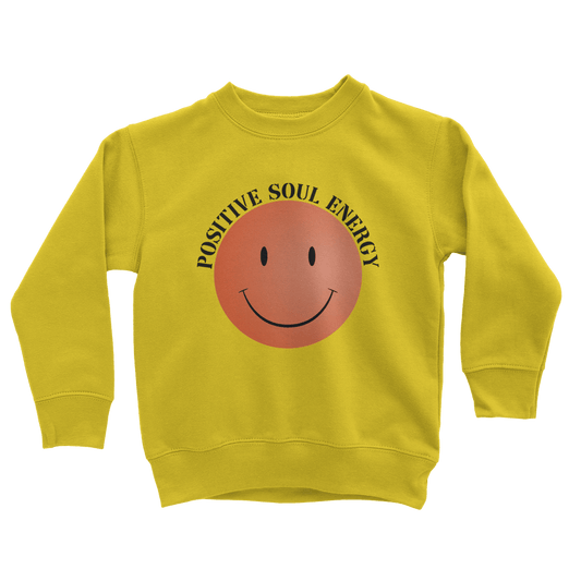 Positive Soul Energy Classic Kids Sweatshirt - Pixel Gallery