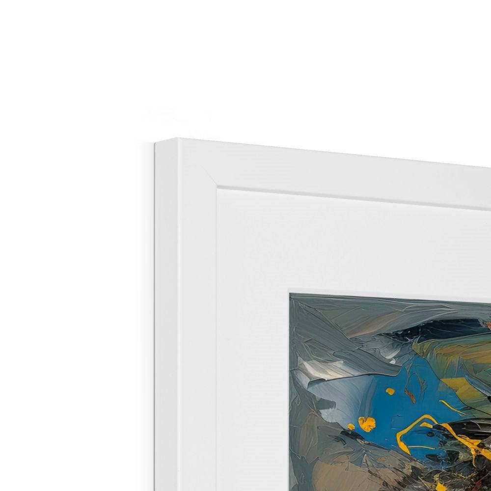 Abstract Smile Framed & Mounted Print - Pixel Gallery