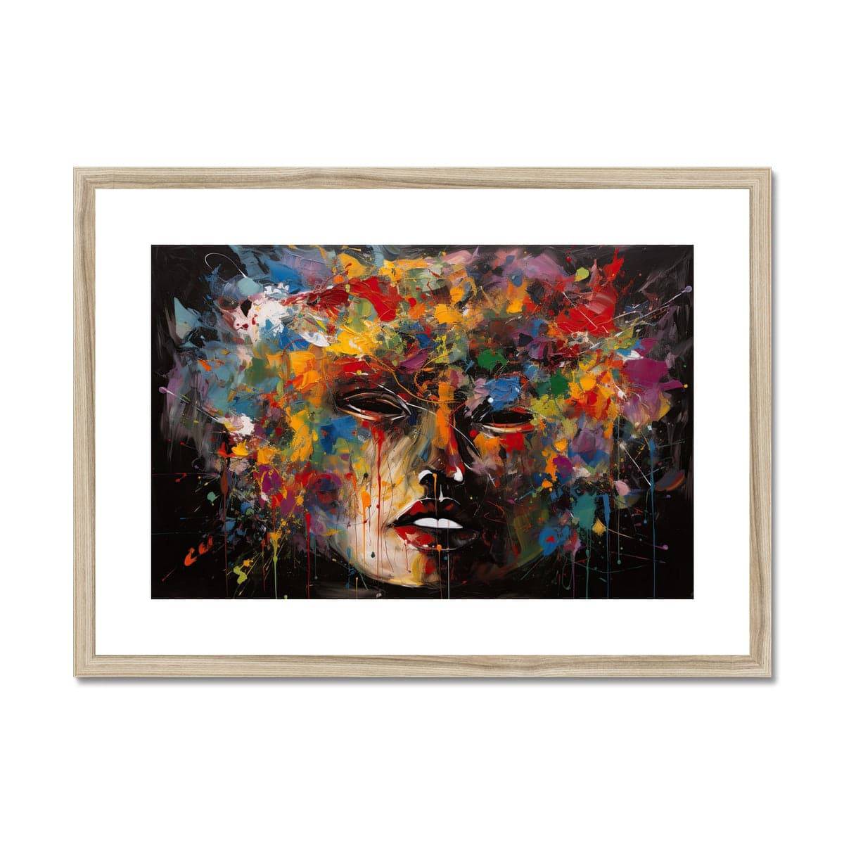 Colour Future Framed & Mounted Print - Pixel Gallery