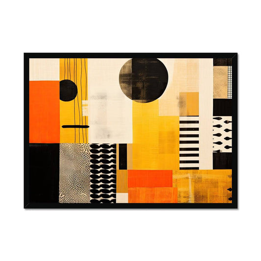 Kimono on Safari Abstract Framed Print - Pixel Gallery