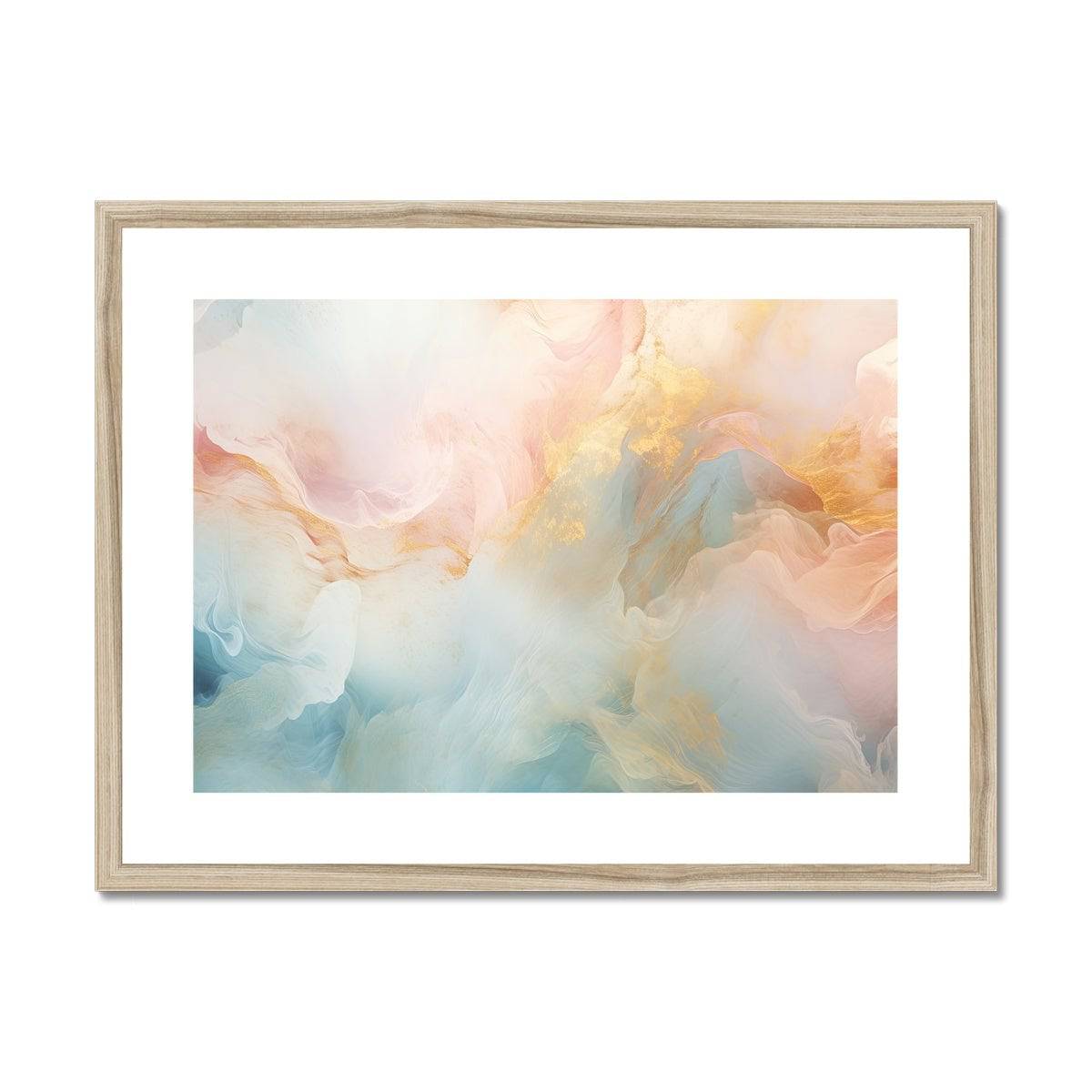 Marble Clouds Framed & Mounted Print - Pixel Gallery