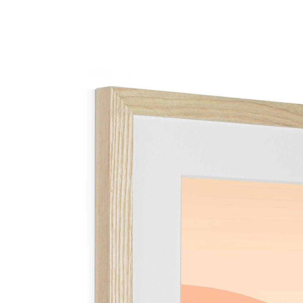 Pastel Hills Framed & Mounted Print - Pixel Gallery