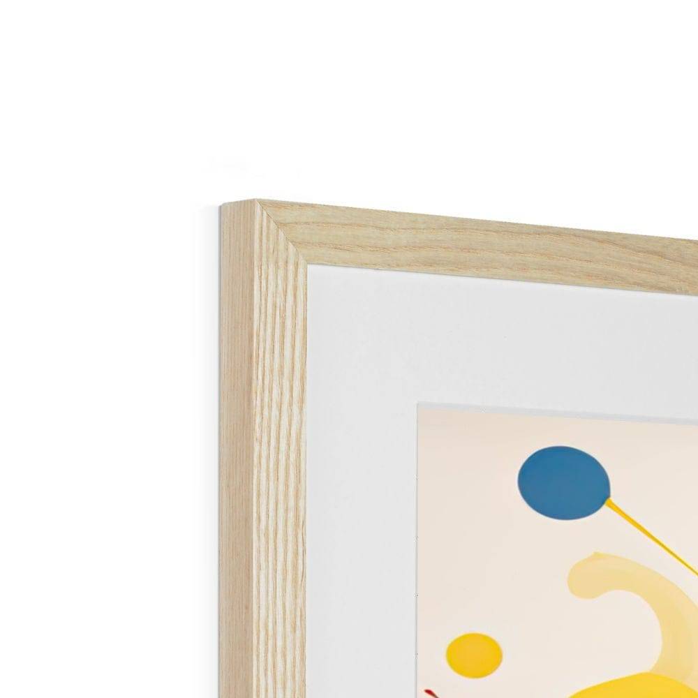 Brighton Bliss: Abstract Circles Framed & Mounted Print - Pixel Gallery
