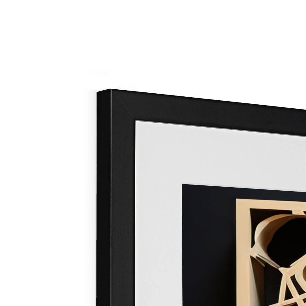 Golden Dual Framed & Mounted Print - Pixel Gallery