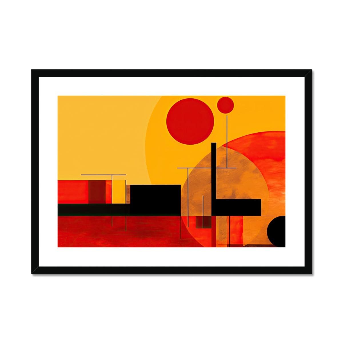 Sunset Seville Framed & Mounted Print - Pixel Gallery