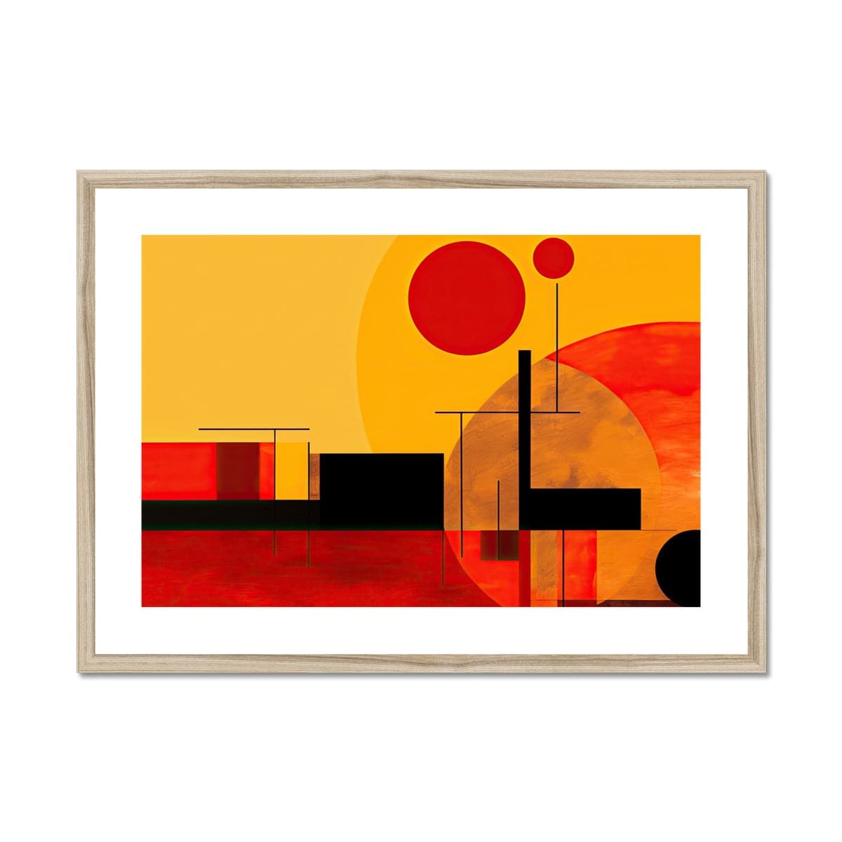Sunset Seville Framed & Mounted Print - Pixel Gallery
