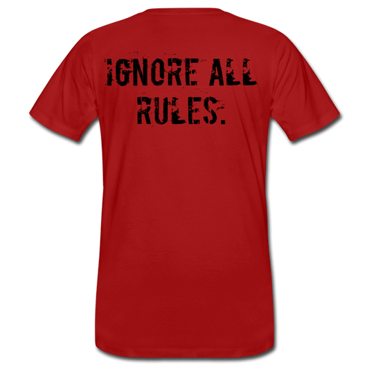 MEN’S IGNORE ALL RULES ORGANIC COTTON T-SHIRT - Pixel Gallery