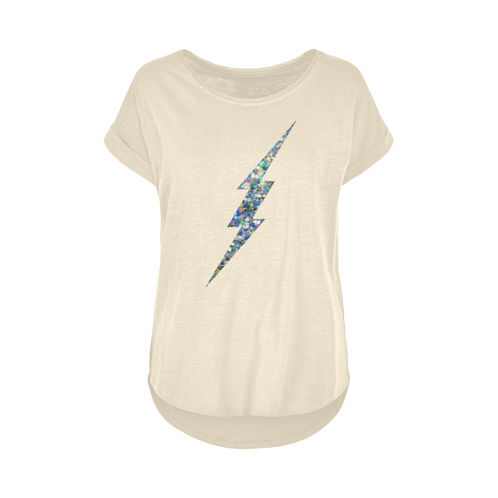 Silver Bolt Women's Long T-Shirt - Pixel Gallery