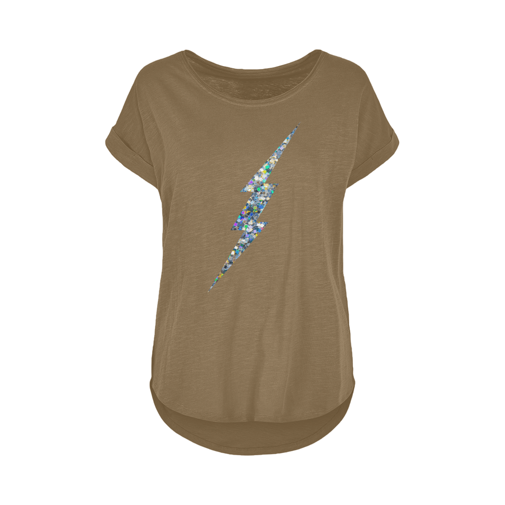 Silver Bolt Women's Long T-Shirt - Pixel Gallery