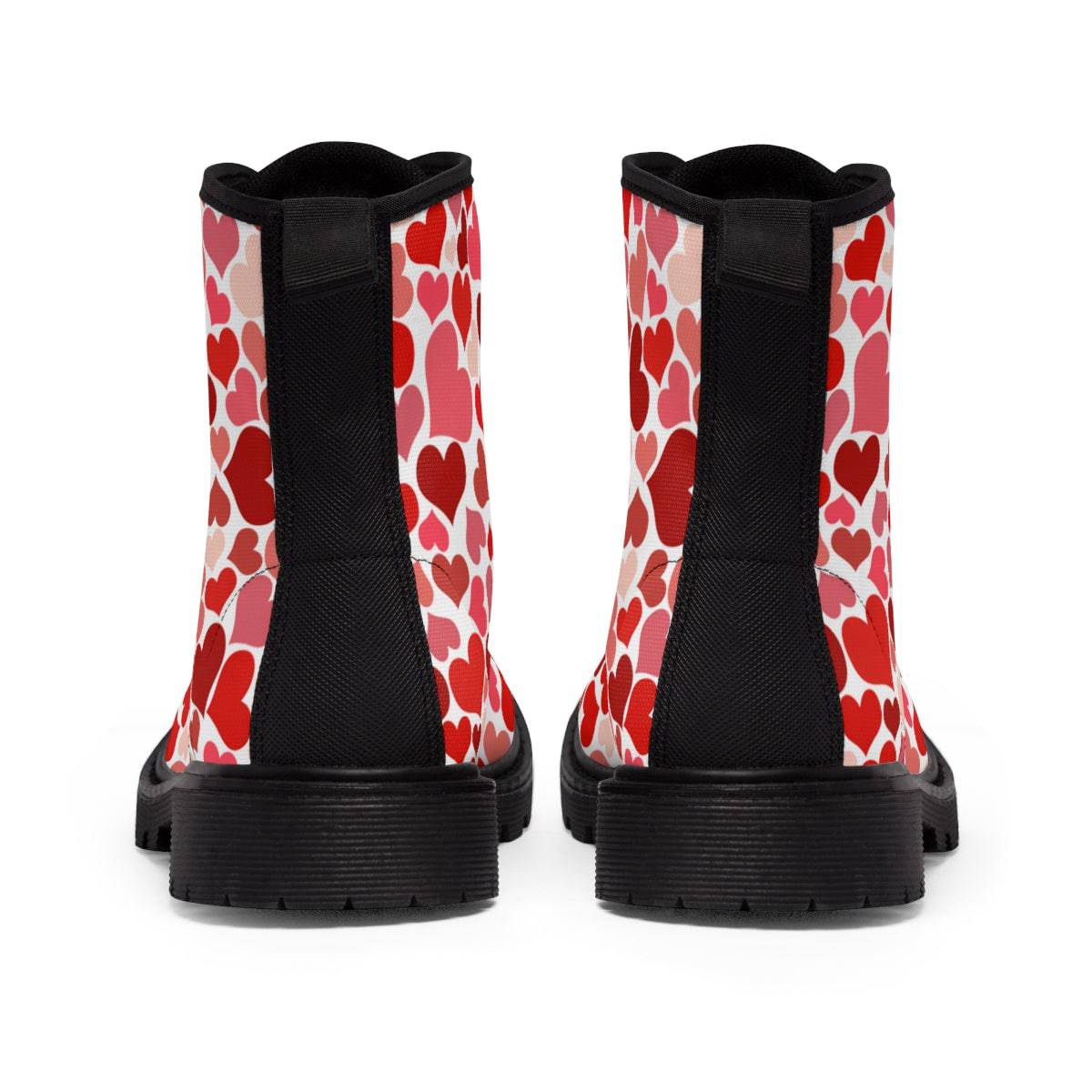 Heart Sprinkle Vegan Women's Boots - Pixel Gallery