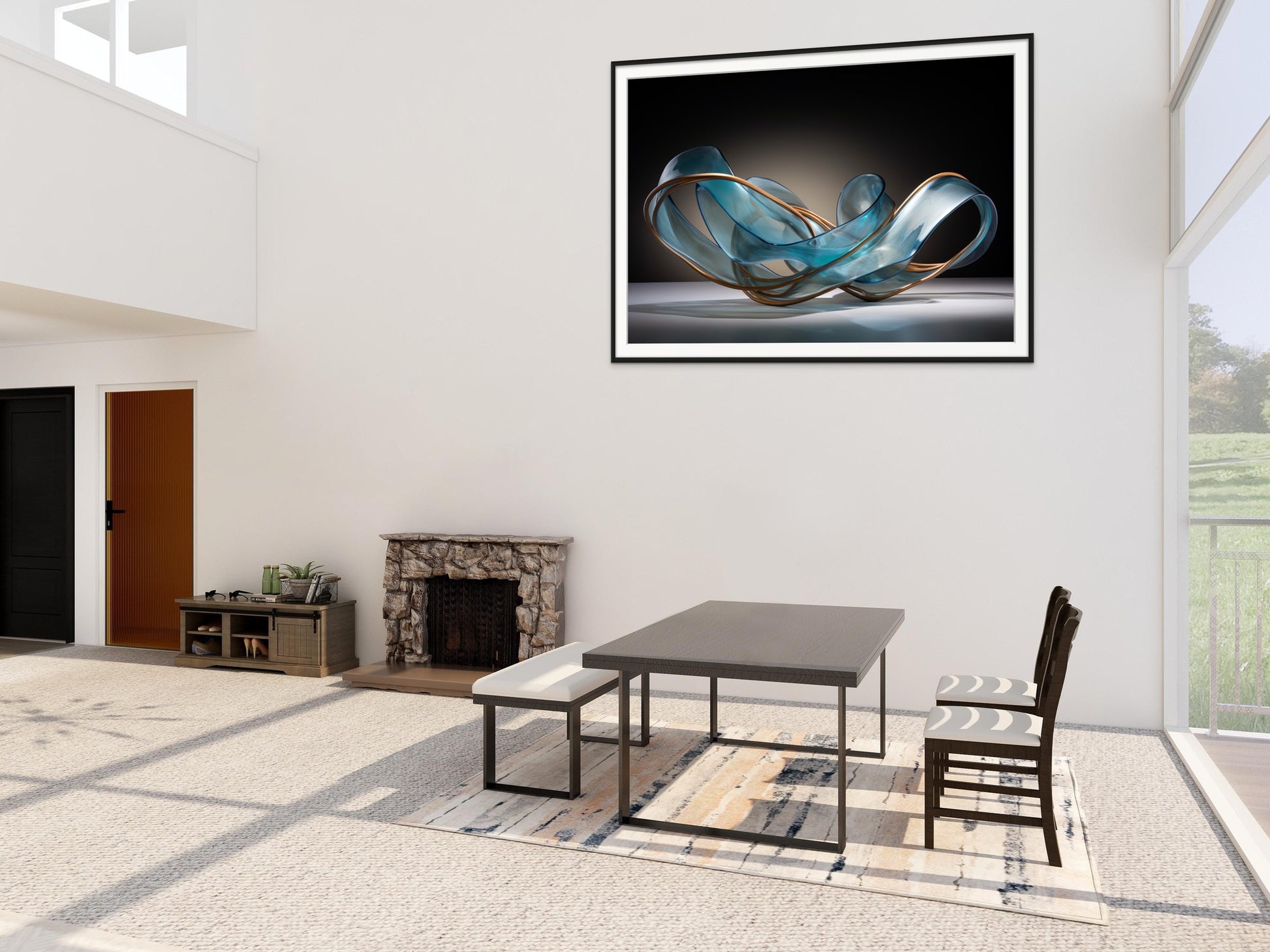 Motion Framed & Mounted Print - Pixel Gallery