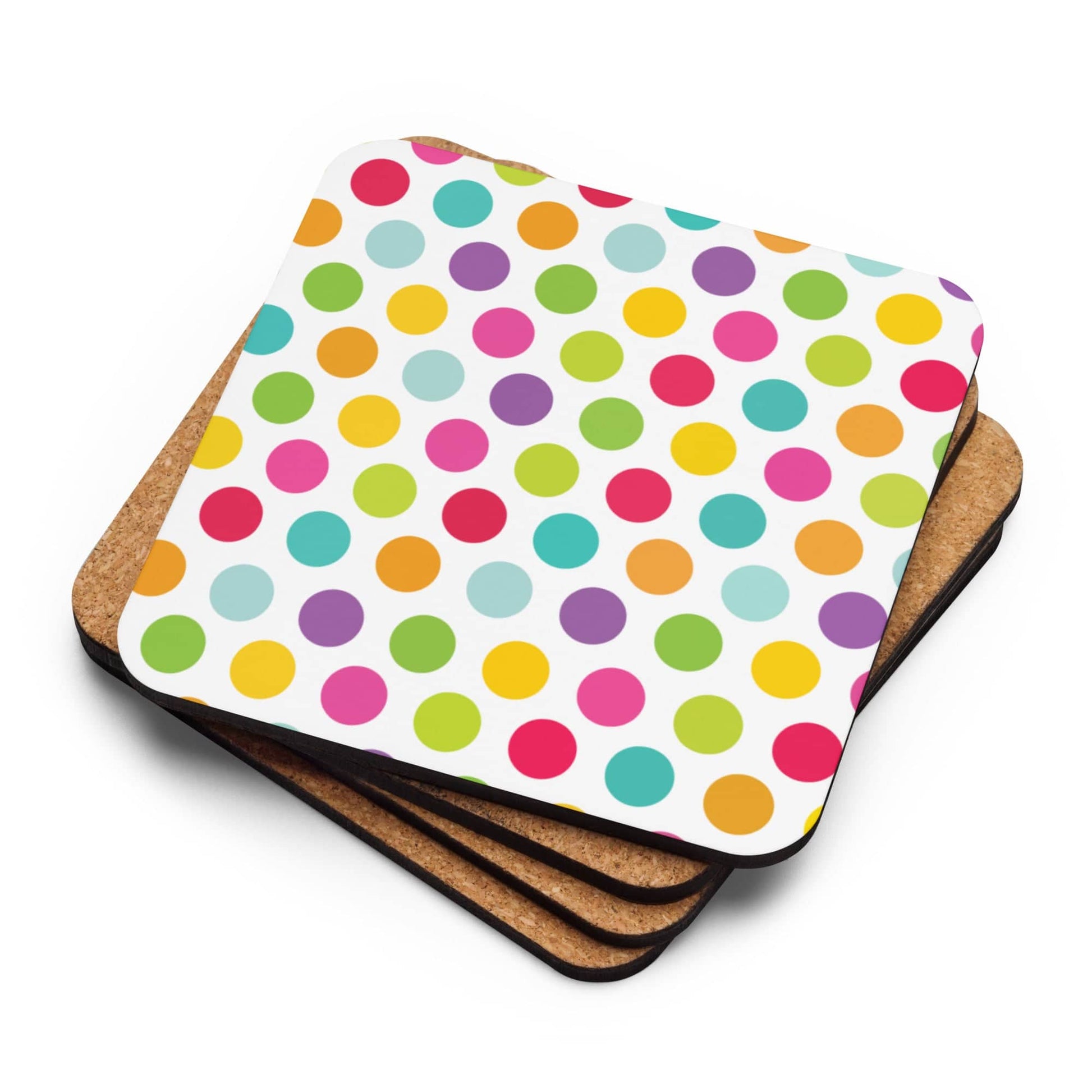 Pixels Cork - back Coaster - Pixel Gallery