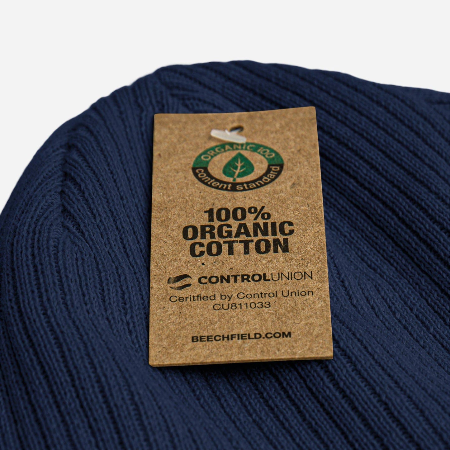 Positive Soul Energy Organic ribbed beanie - Pixel Gallery