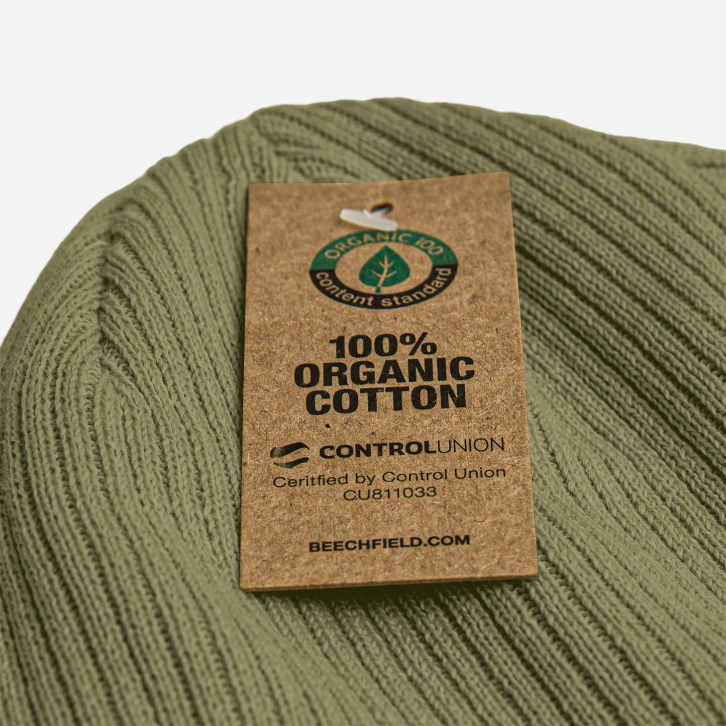 Positive Soul Energy Organic ribbed beanie - Pixel Gallery