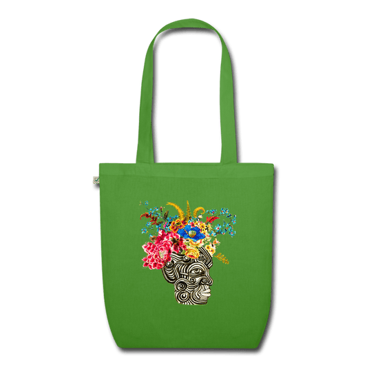 DAY OF THE LIVING ORGANIC COTTON LARGE TOTE BAG - Pixel Gallery