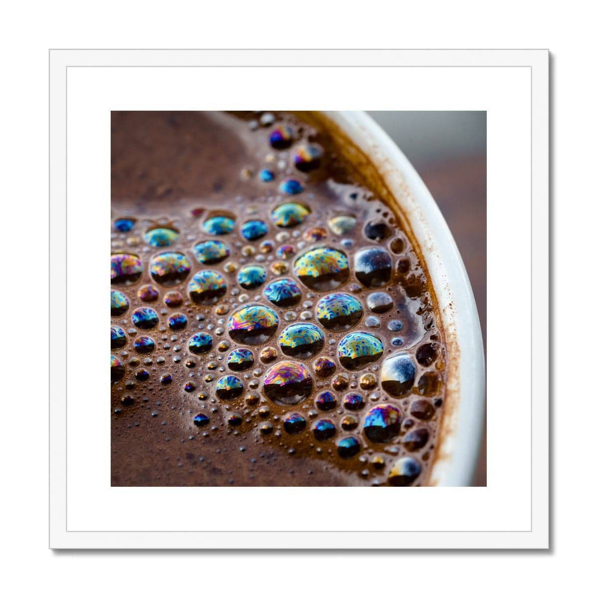 First Sip Of Coffee Framed & Mounted Print - Pixel Gallery