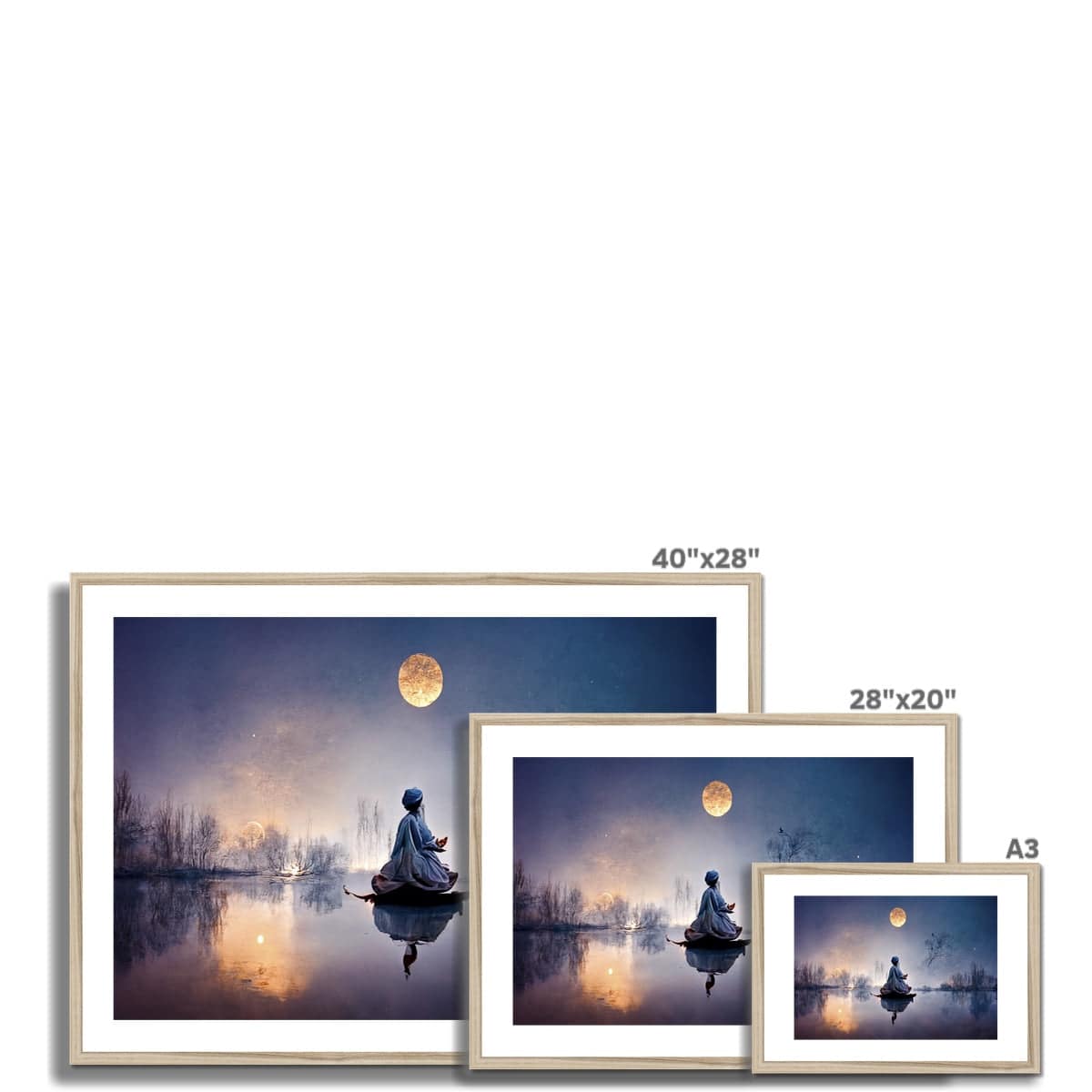 Rumi Framed & Mounted Print - Pixel Gallery