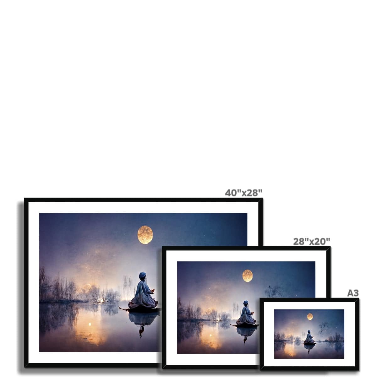 Rumi Framed & Mounted Print - Pixel Gallery