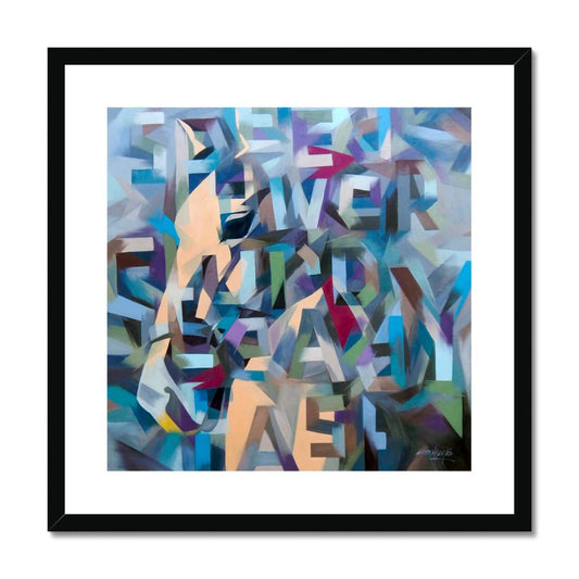 Identity Framed & Mounted Print - Pixel Gallery