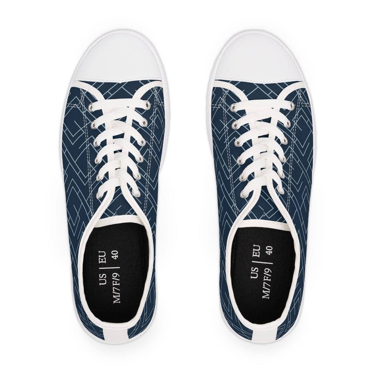 Sapphire Low Top Sneakers - Pixel Gallery