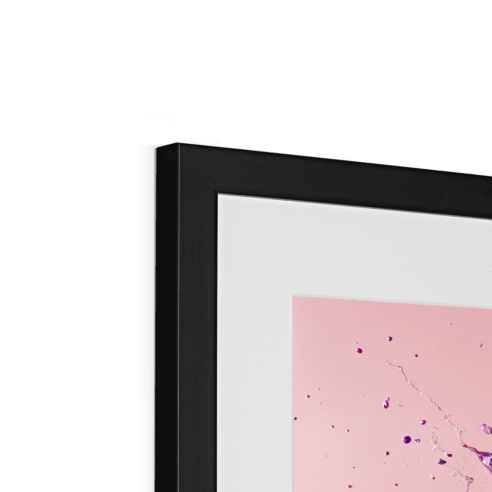 Splash Framed & Mounted Print - Pixel Gallery