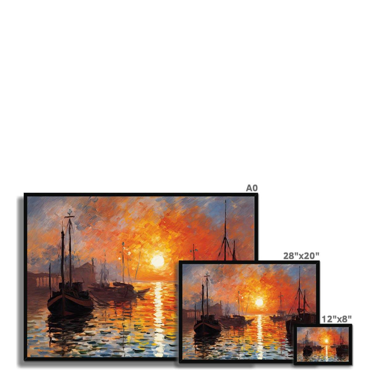 Sunset by the Thames Framed Print - Pixel Gallery