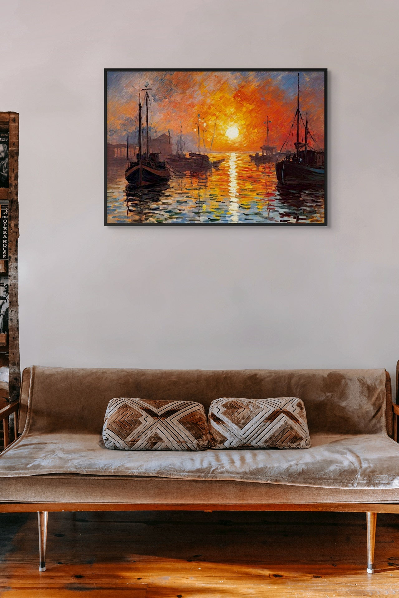 Sunset by the Thames Framed Print - Pixel Gallery