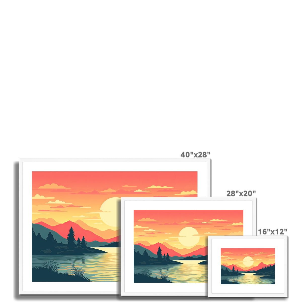 Sunset Dreams Framed & Mounted Print - Pixel Gallery