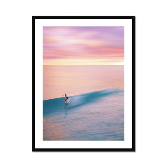 Surfing the Rainbow Framed & Mounted Print - Pixel Gallery