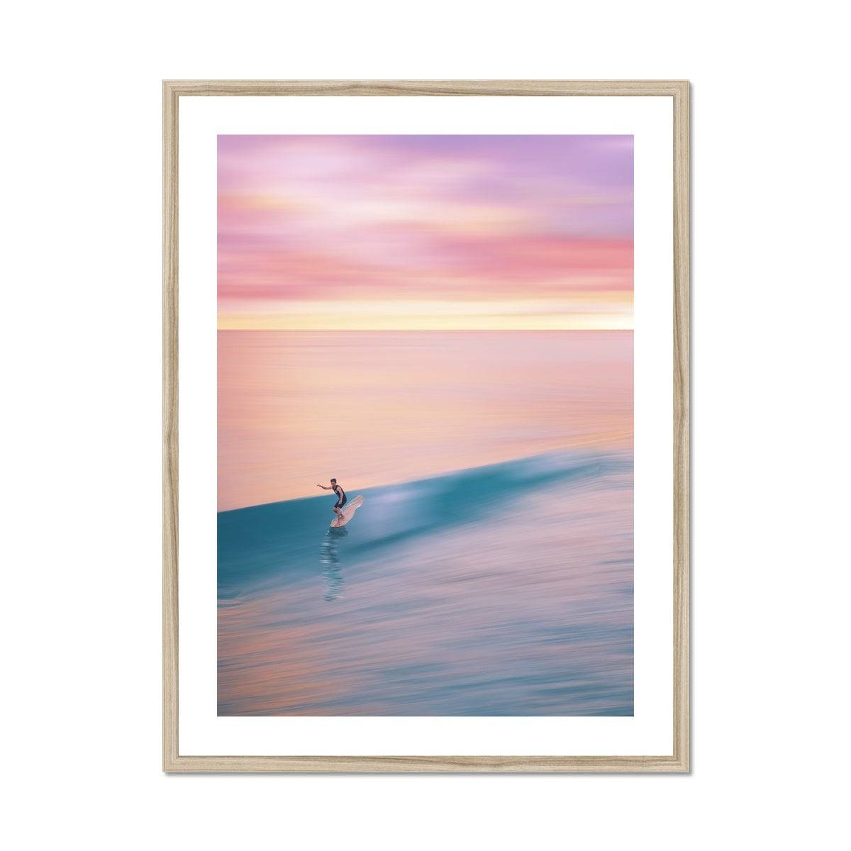 Surfing the Rainbow Framed & Mounted Print - Pixel Gallery