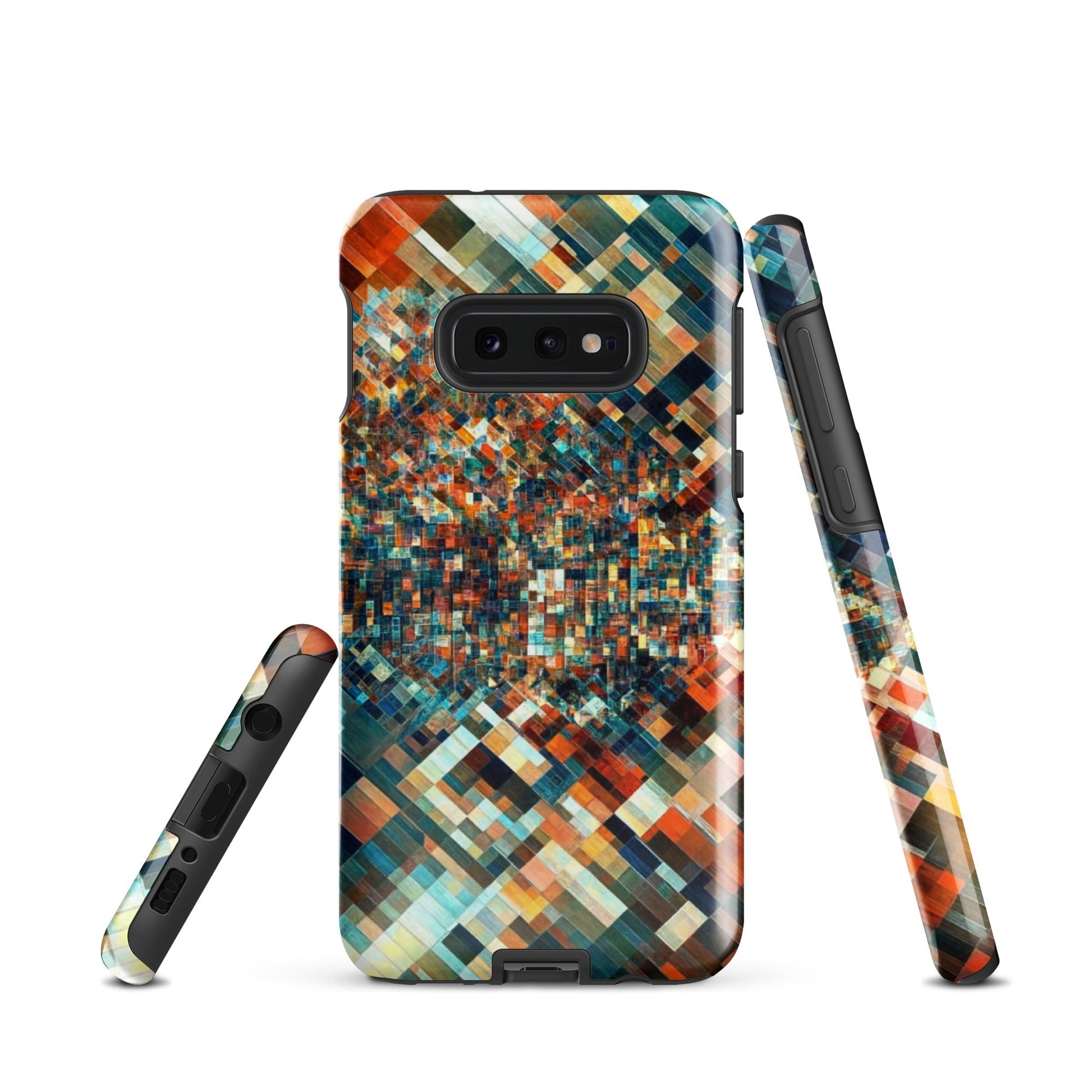 Techno Mosaic - Tough Phone Case for Samsung - Pixel Gallery