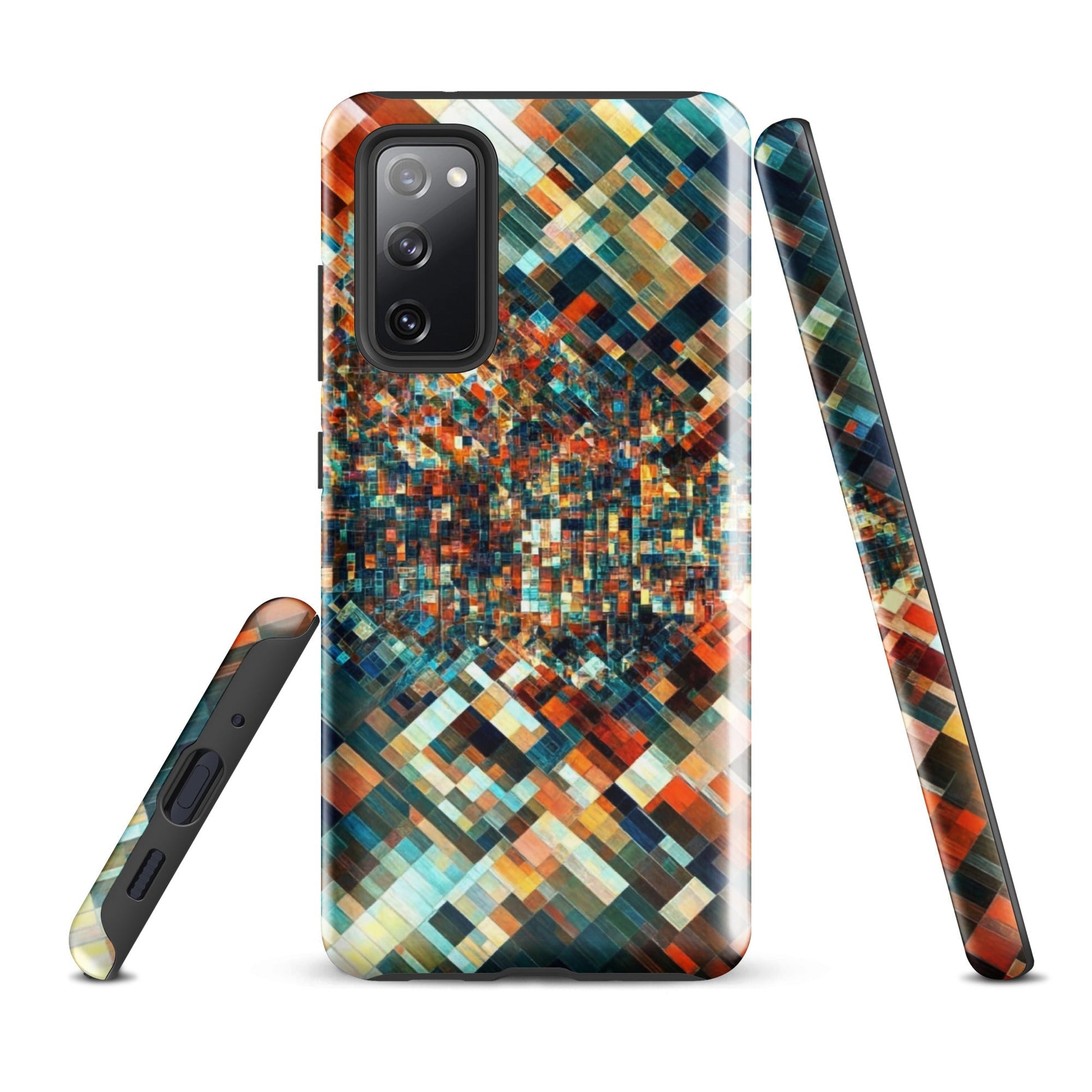 Techno Mosaic - Tough Phone Case for Samsung - Pixel Gallery