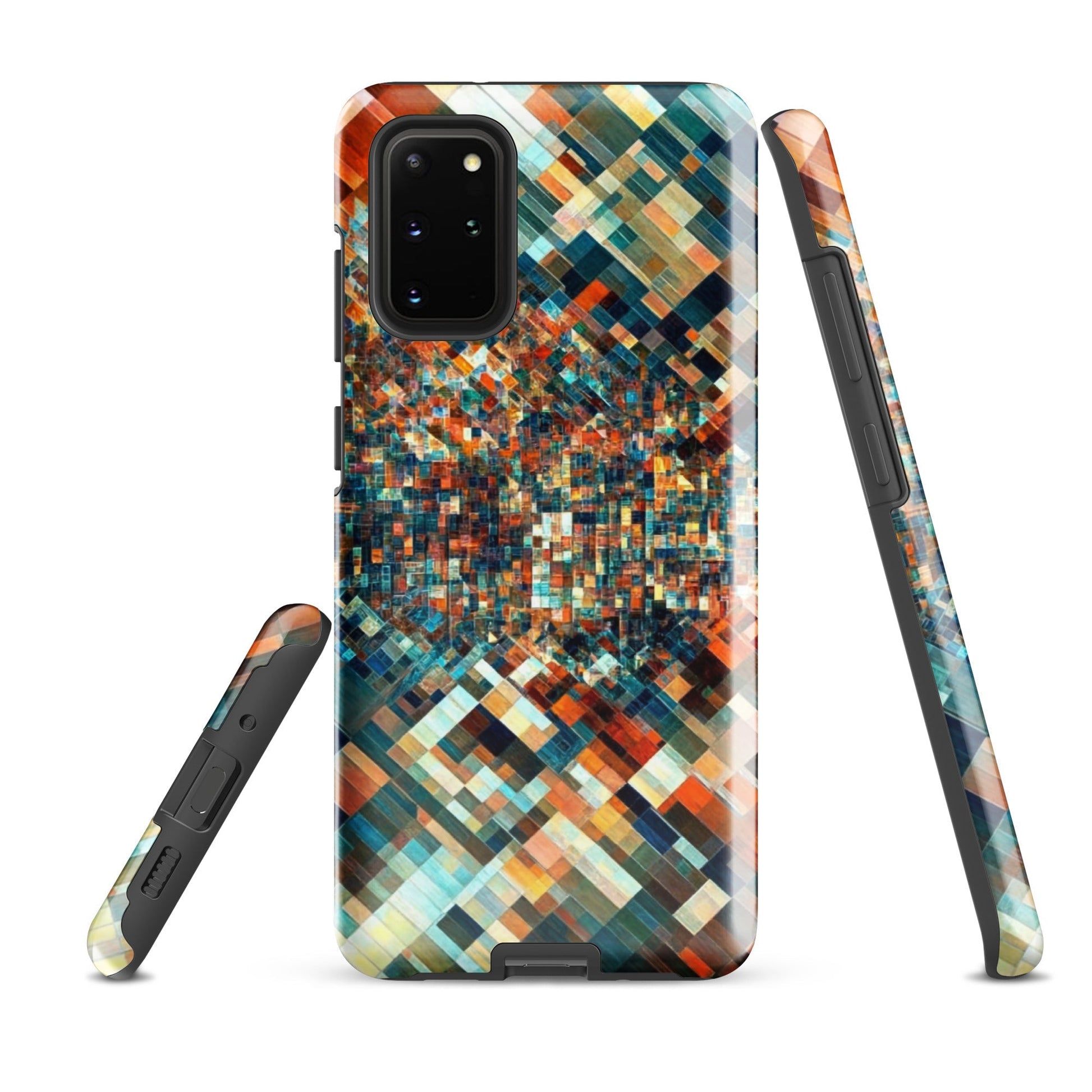 Techno Mosaic - Tough Phone Case for Samsung - Pixel Gallery