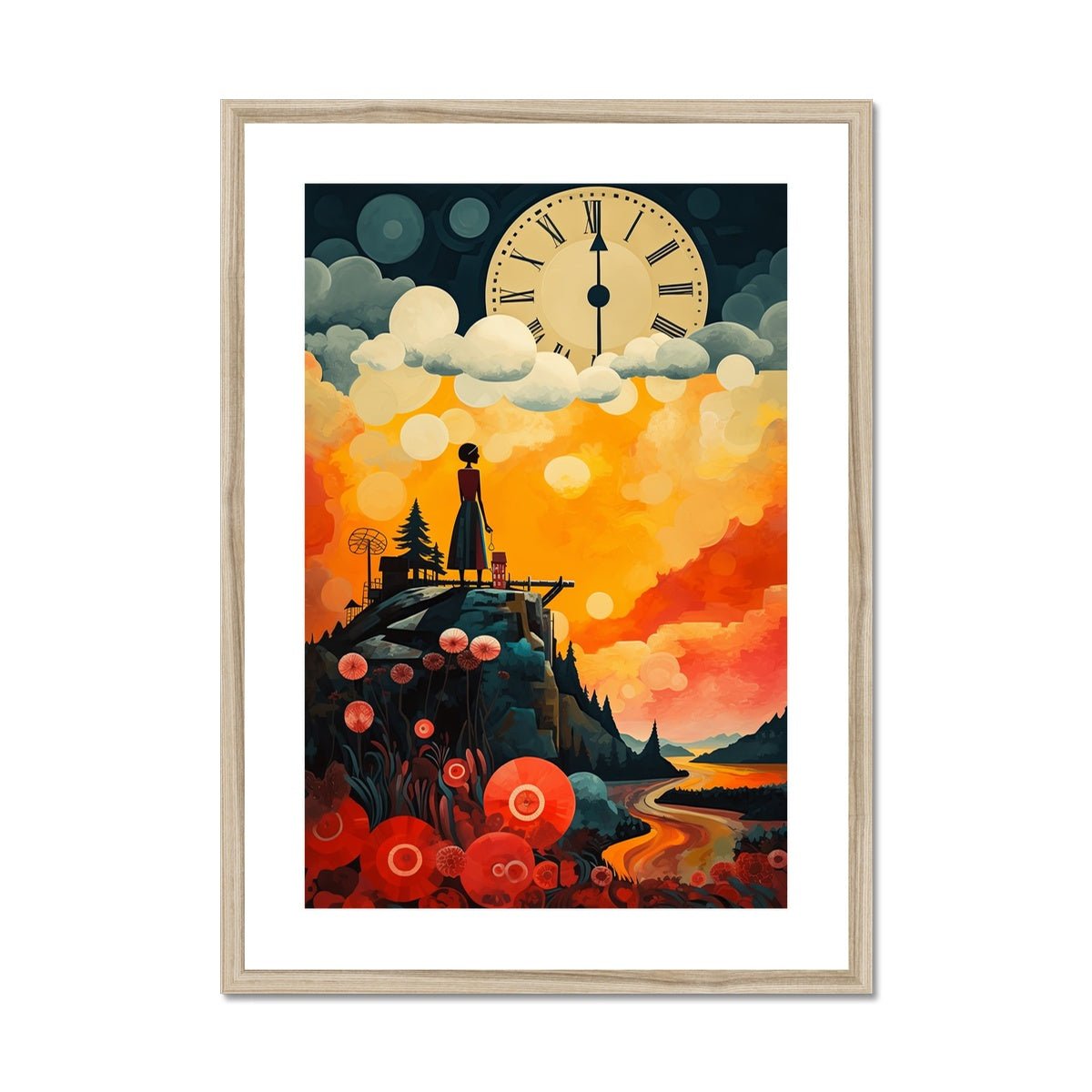 The Time Is Now Framed & Mounted Print - Pixel Gallery