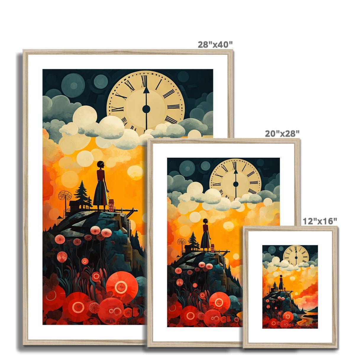 The Time Is Now Framed & Mounted Print - Pixel Gallery