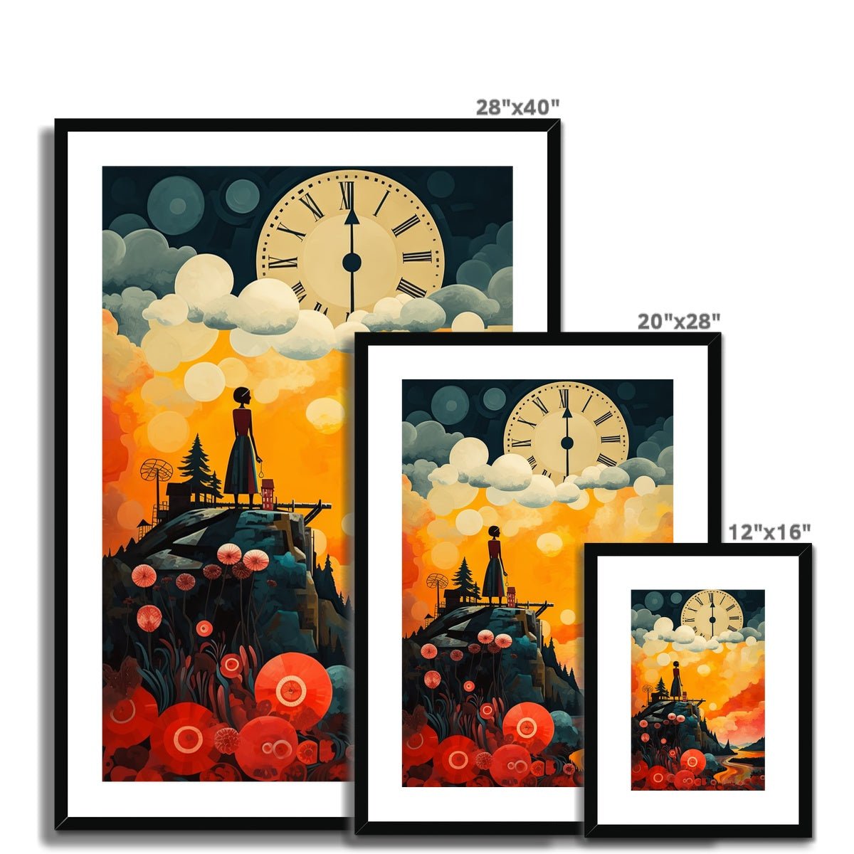 The Time Is Now Framed & Mounted Print - Pixel Gallery