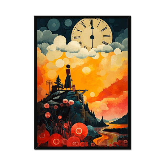 The Time Is Now Framed Print - Pixel Gallery