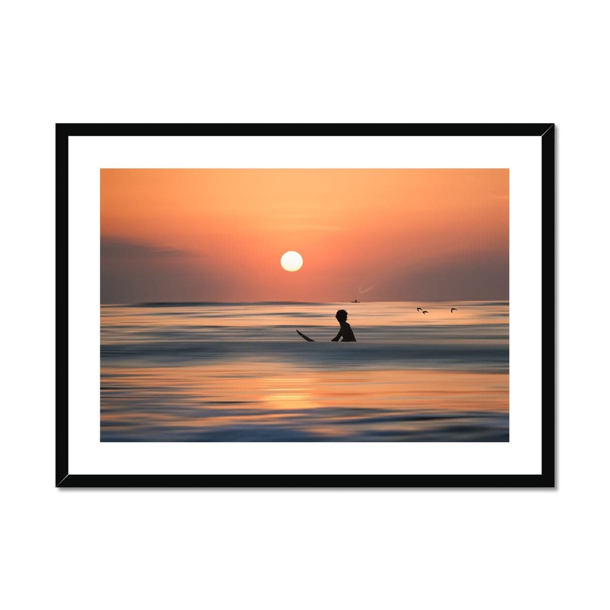 One More Surf Framed & Mounted Print - Pixel Gallery