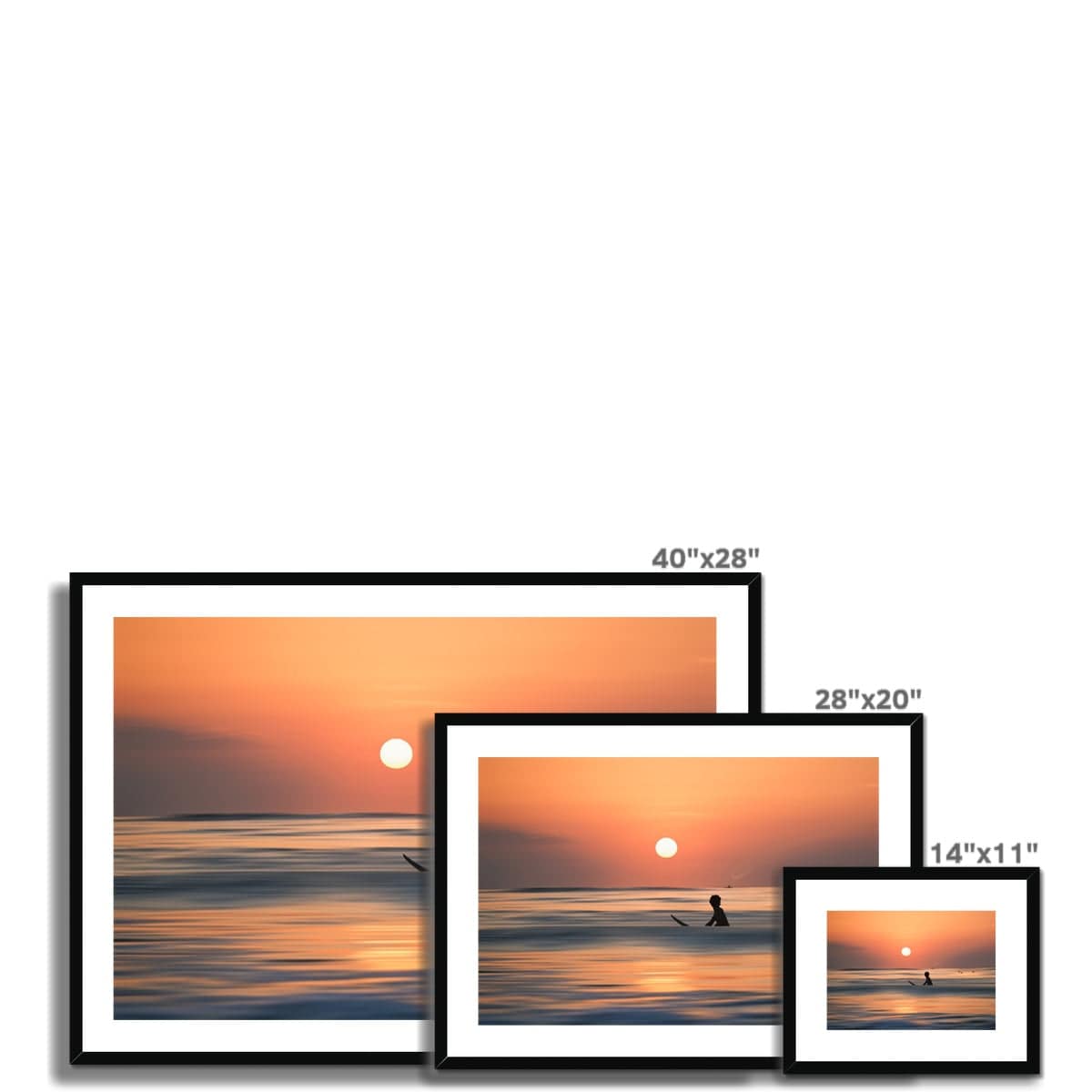 One More Surf Framed & Mounted Print - Pixel Gallery