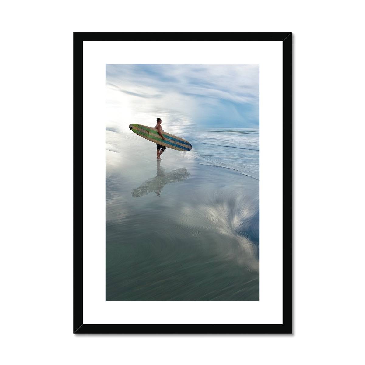 Surf the vortex Framed & Mounted Print - Pixel Gallery