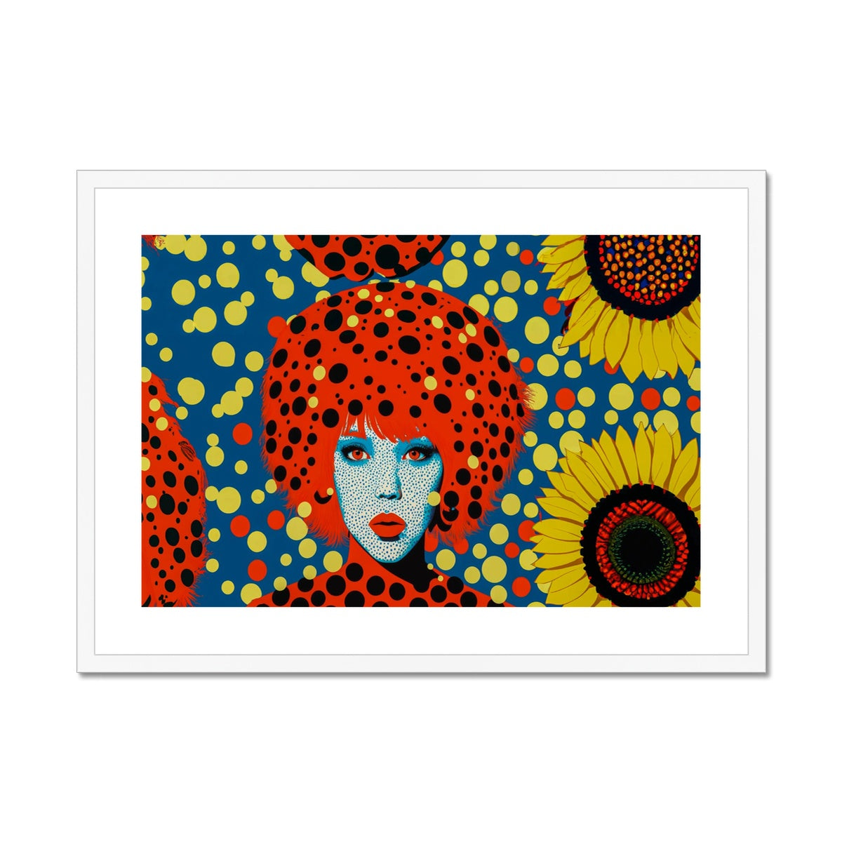 Yayoi Framed & Mounted Print - Pixel Gallery