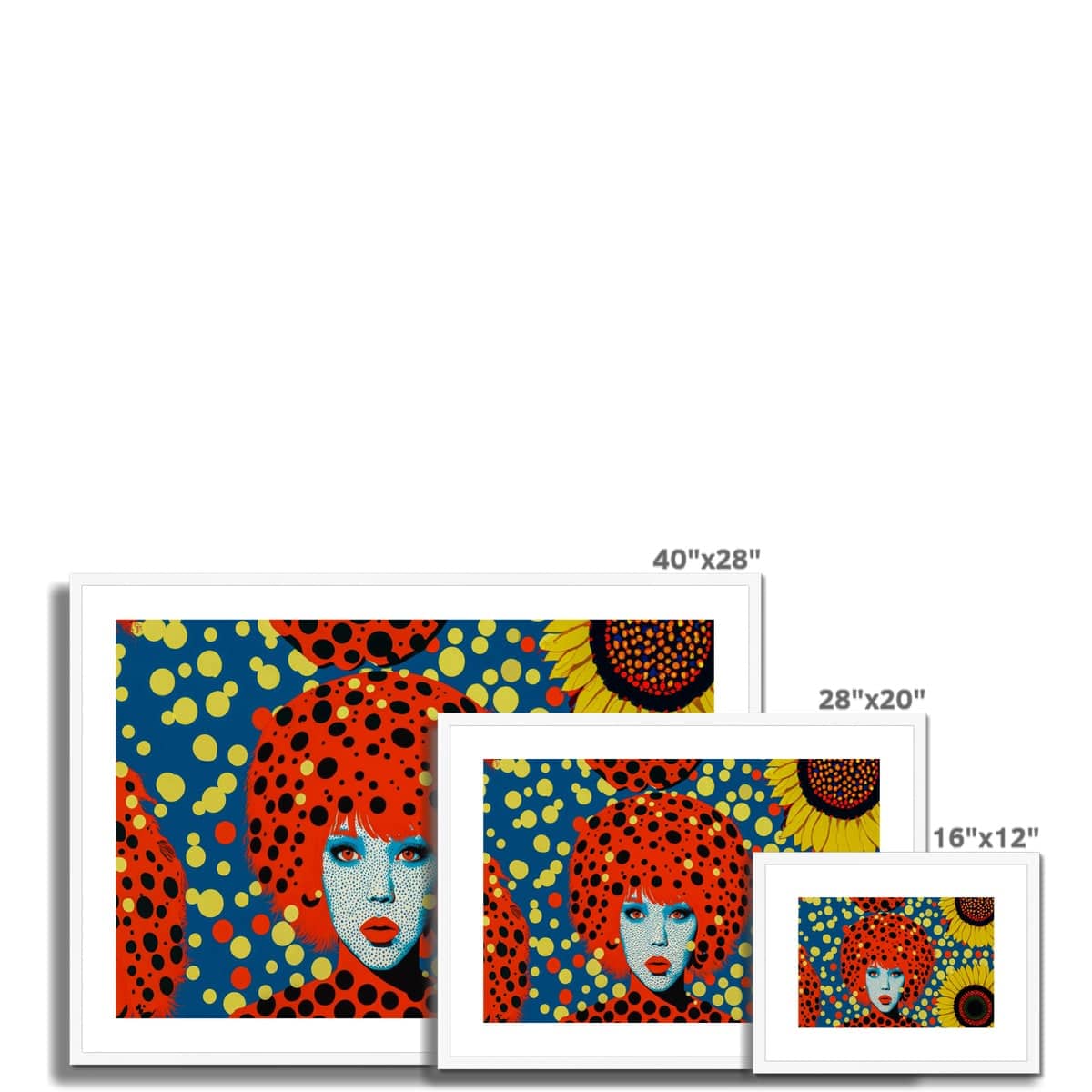 Yayoi Framed & Mounted Print - Pixel Gallery