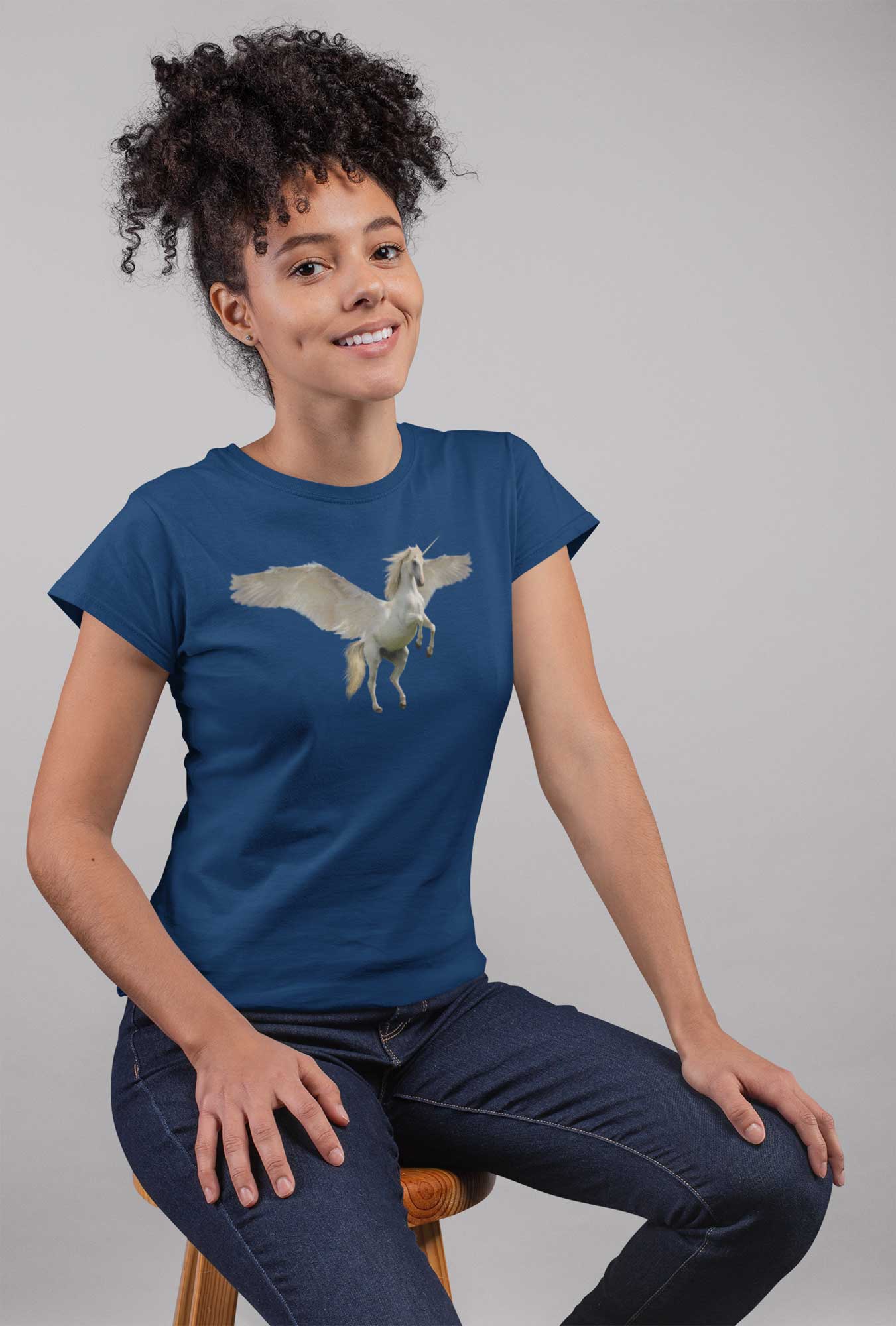 Unicorn Organic Cotton T - Shirt - Pixel Gallery