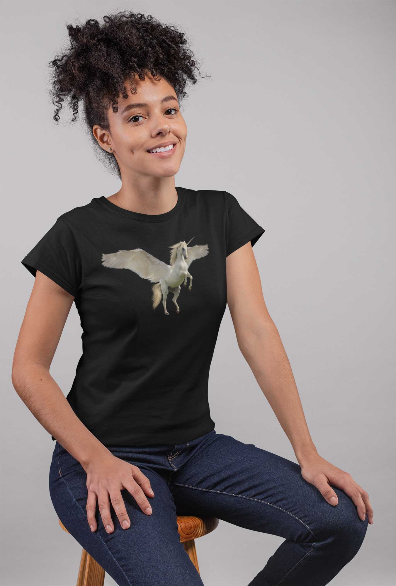 Unicorn Organic Cotton T - Shirt - Pixel Gallery