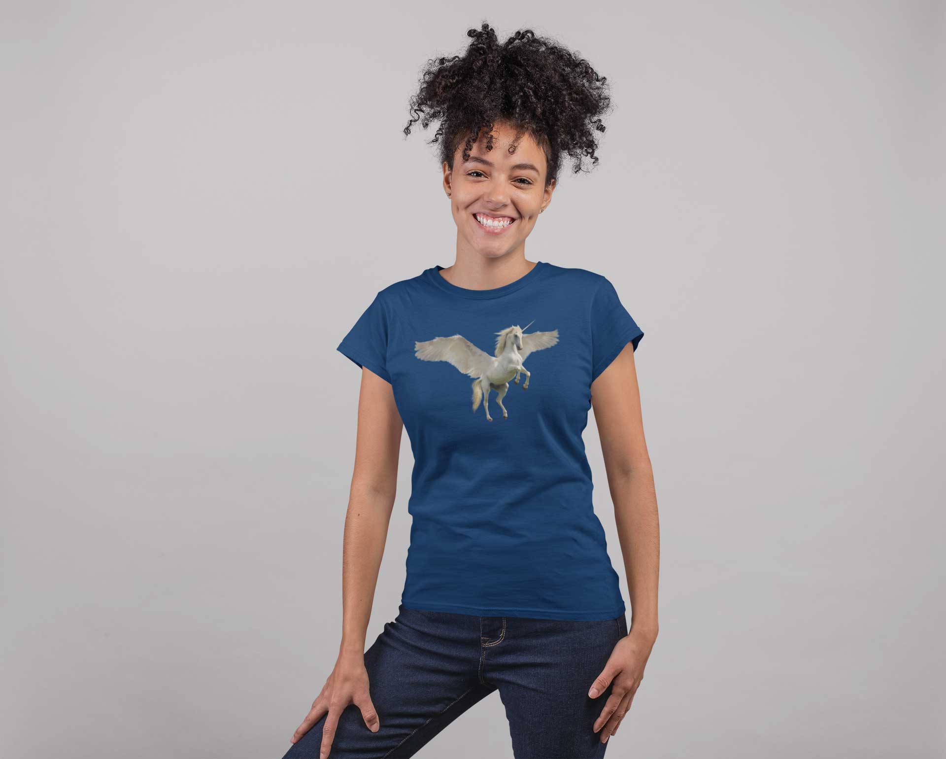 Unicorn Organic Cotton T - Shirt - Pixel Gallery