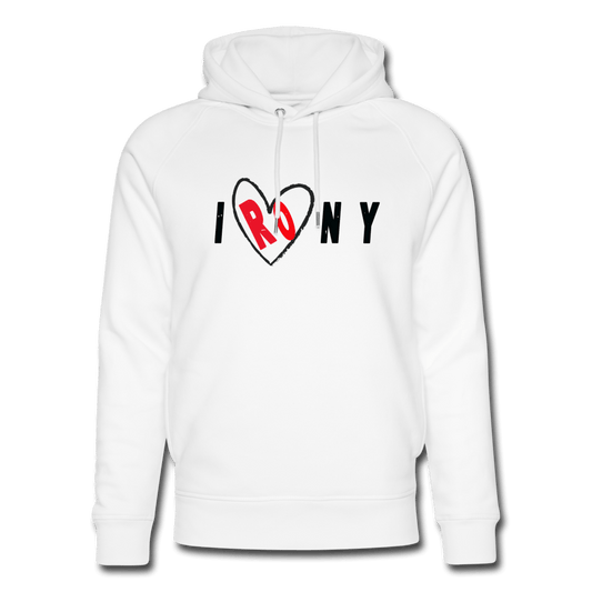 UNISEX IRONY ORGANIC COTTON HOODIE - Pixel Gallery