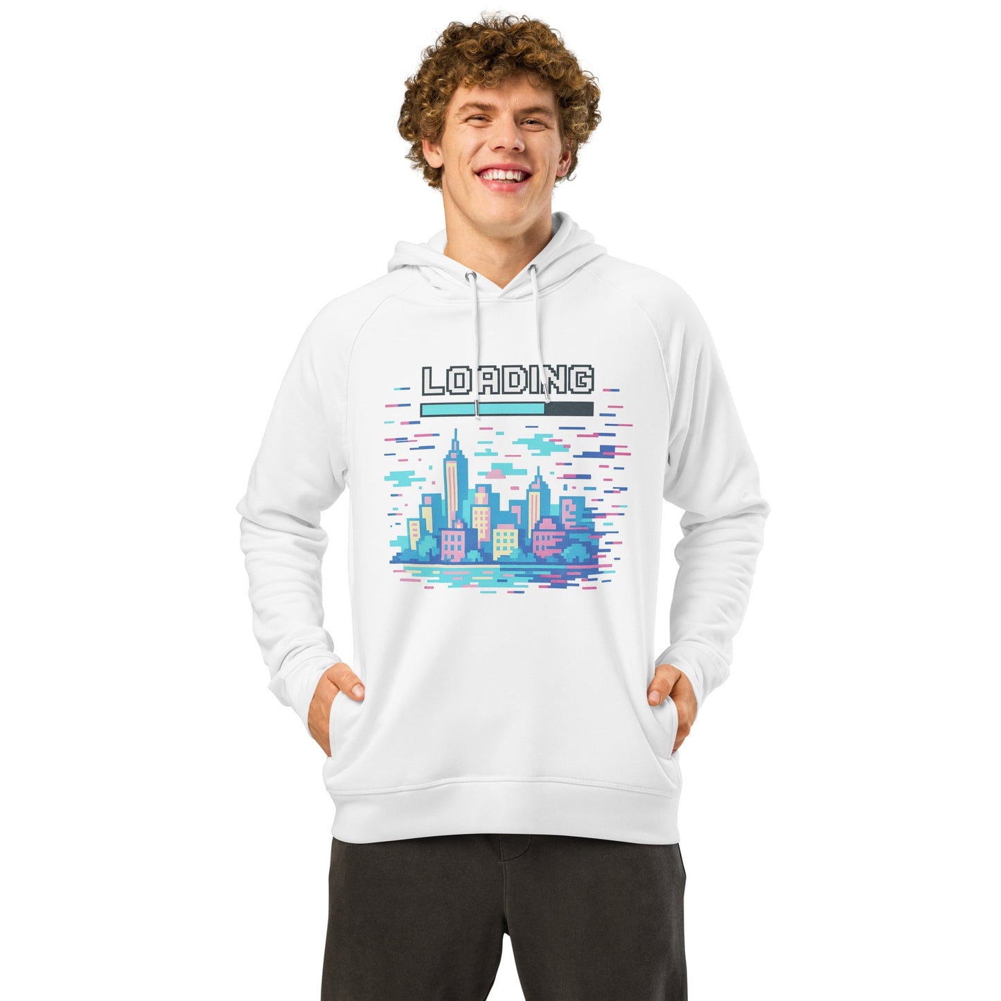 Unisex organic side pocket hoodie - Pixel Gallery