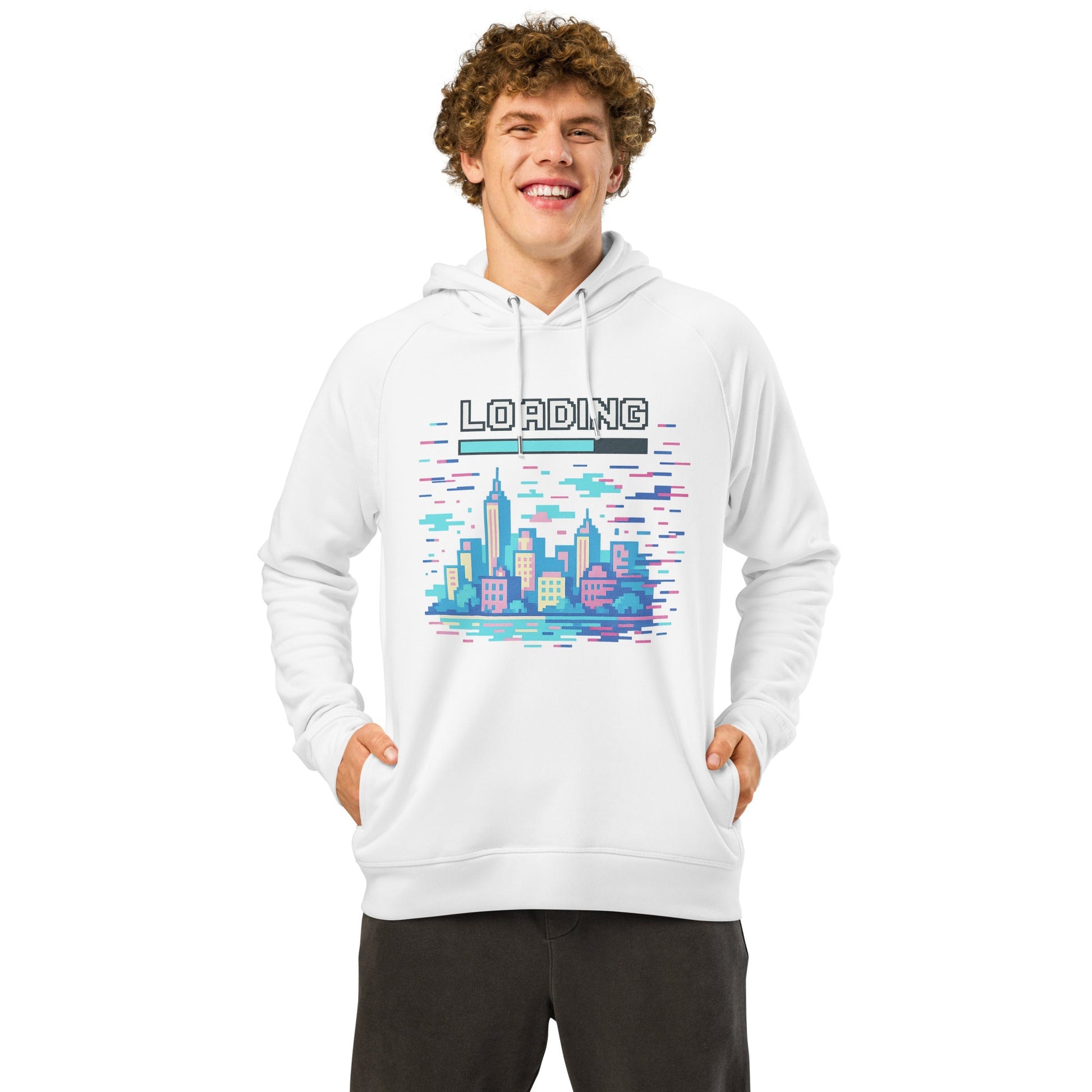 Unisex organic side pocket hoodie - Pixel Gallery