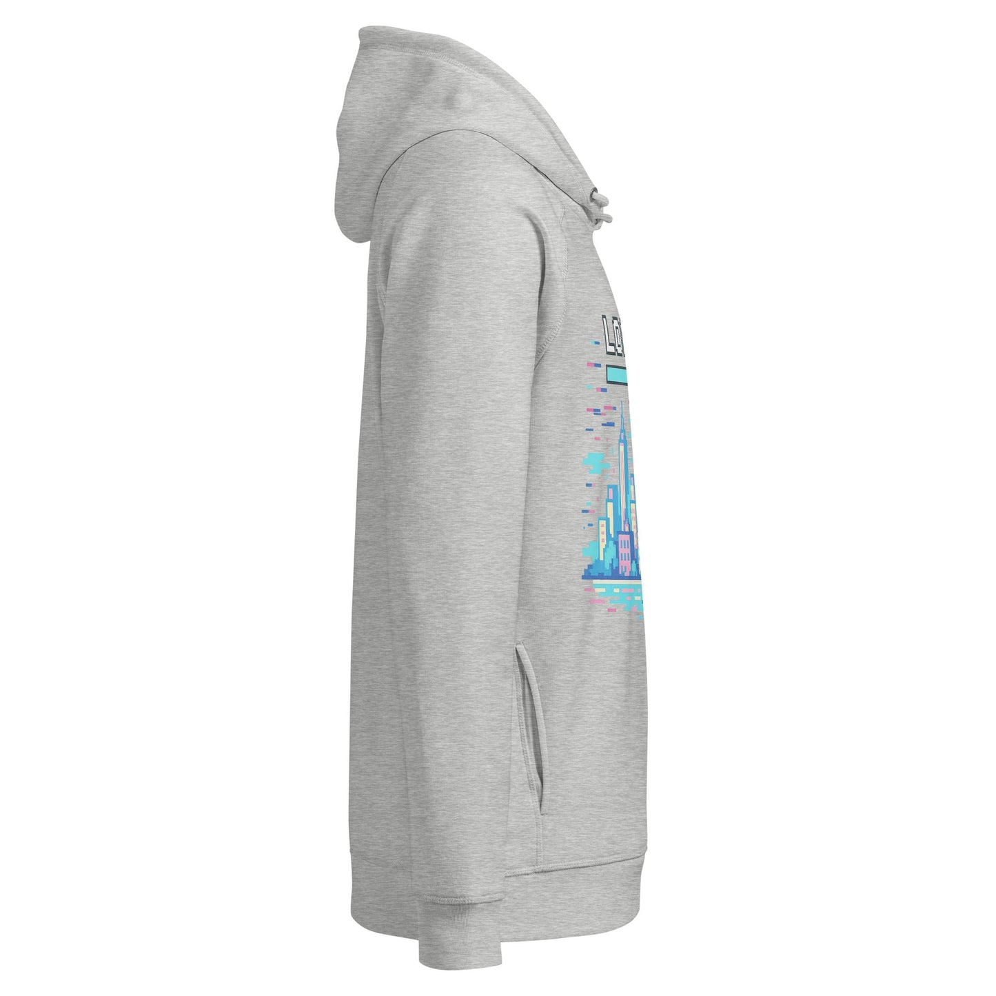 Unisex organic side pocket hoodie - Pixel Gallery