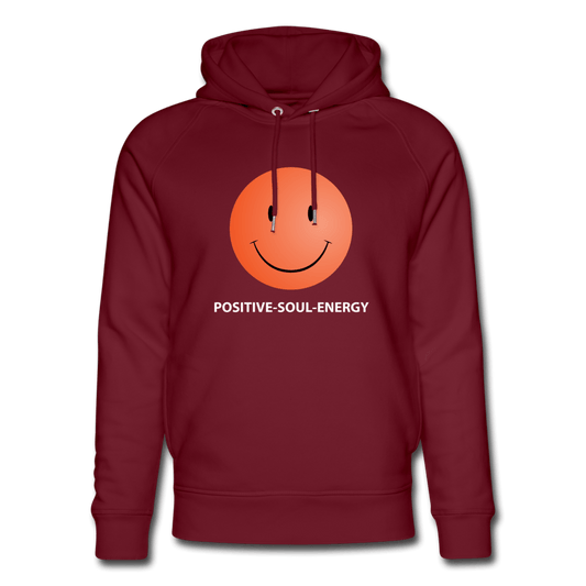 UNISEX POSITIVE SOUL ENERGY ORGANIC COTTON HOODIE - Pixel Gallery